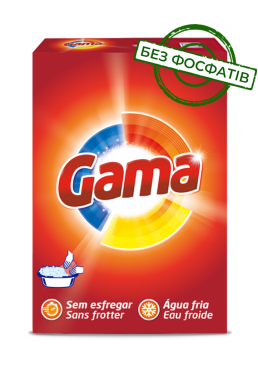 Стиральный порошок Gama для ручной стирки, 510 г ( 9 стирок)